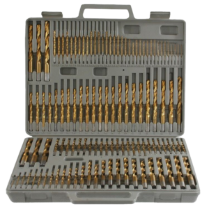 hss ti coated drill bit set