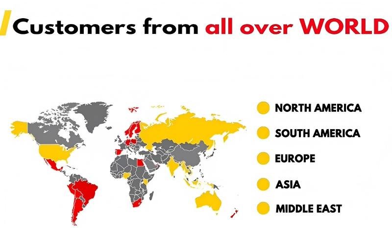 all over world